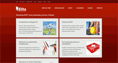Desktop Screenshot of elitabhp.pl