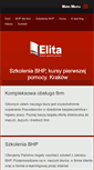 Mobile Screenshot of elitabhp.pl
